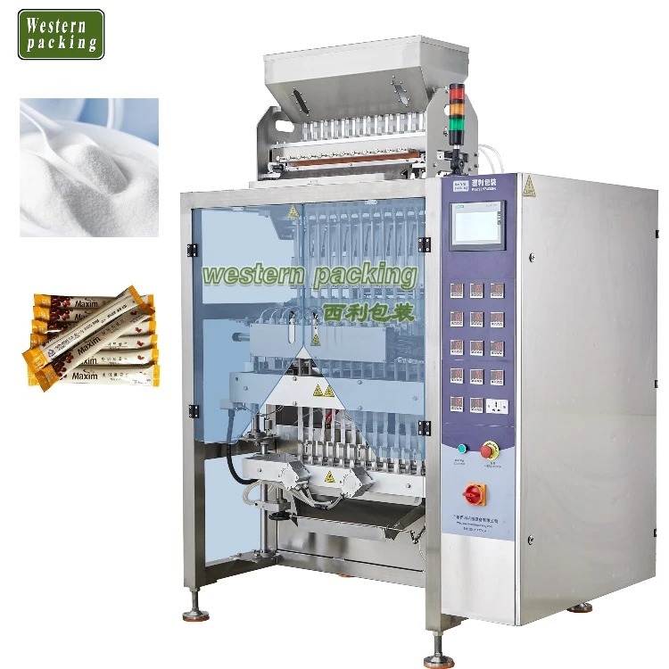 6 Lanes White Sugar Stick Packing Machine