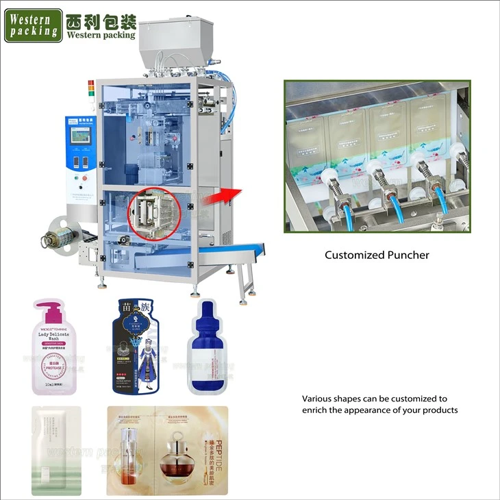 Multilane Irregular Shape Sachet Packing Machine