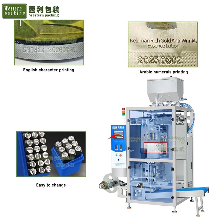 Multilane Irregular Shape Sachet Packing Machine