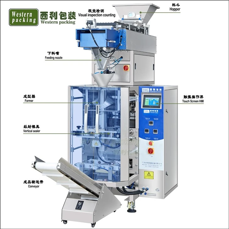 candy toffees packing machine
