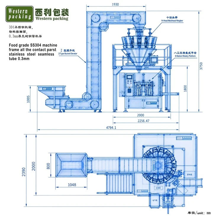premade pouch packing machine