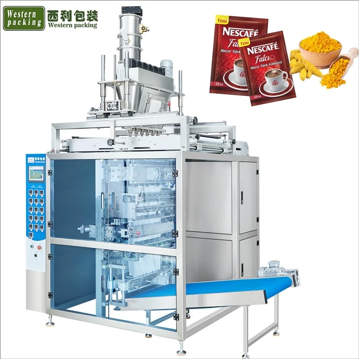 Multi Lanes 4 Side Seal Bag Packing Machine