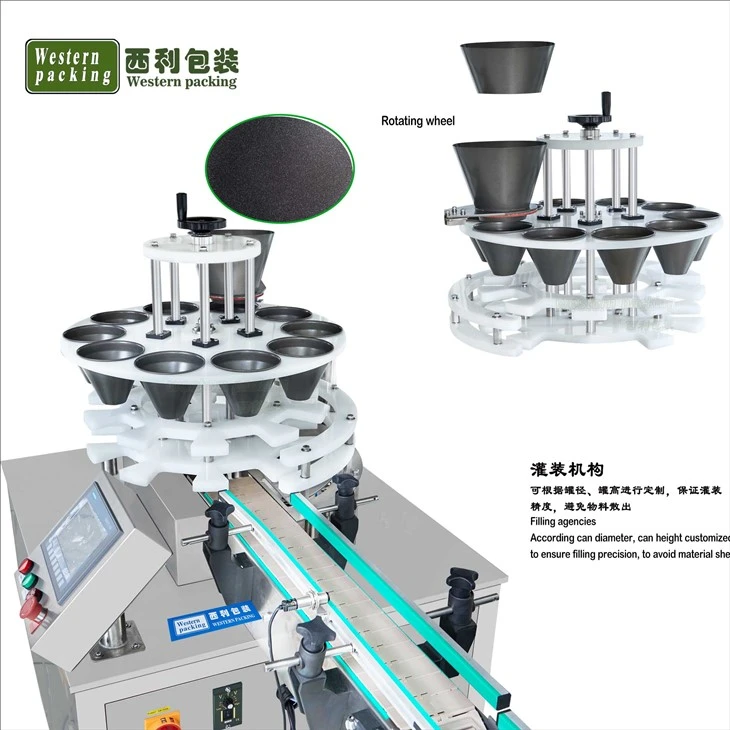 bottle coffee jar filling machine
