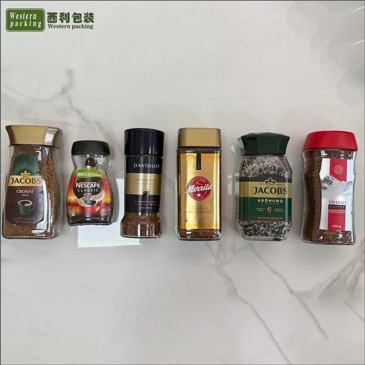 bottle coffee jar filling machine granule