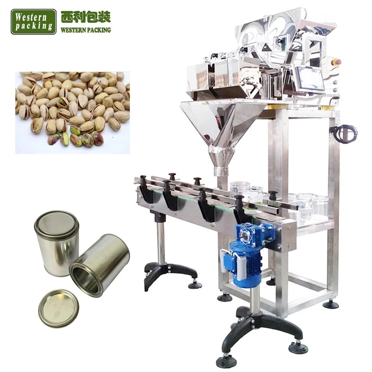 Nuts Cashew Tin Packing Machine