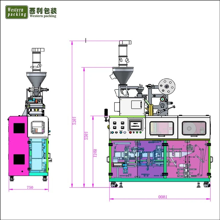 coffee powder packaging machine