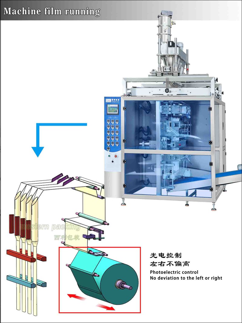 multi lane 4 side sealing sachet packing machines multi lane 4 side sealing sachet packing machines