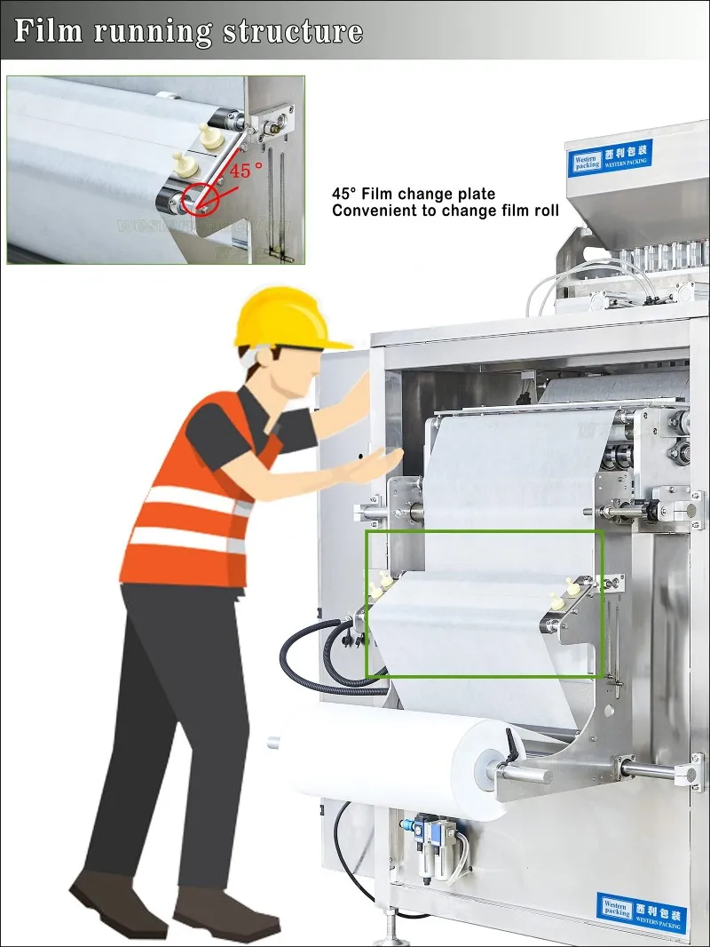 Fine Particles 4 Side Sealing Sachet Packaging Machine Fine Particles 4 Side Sealing Sachet Packaging Machine