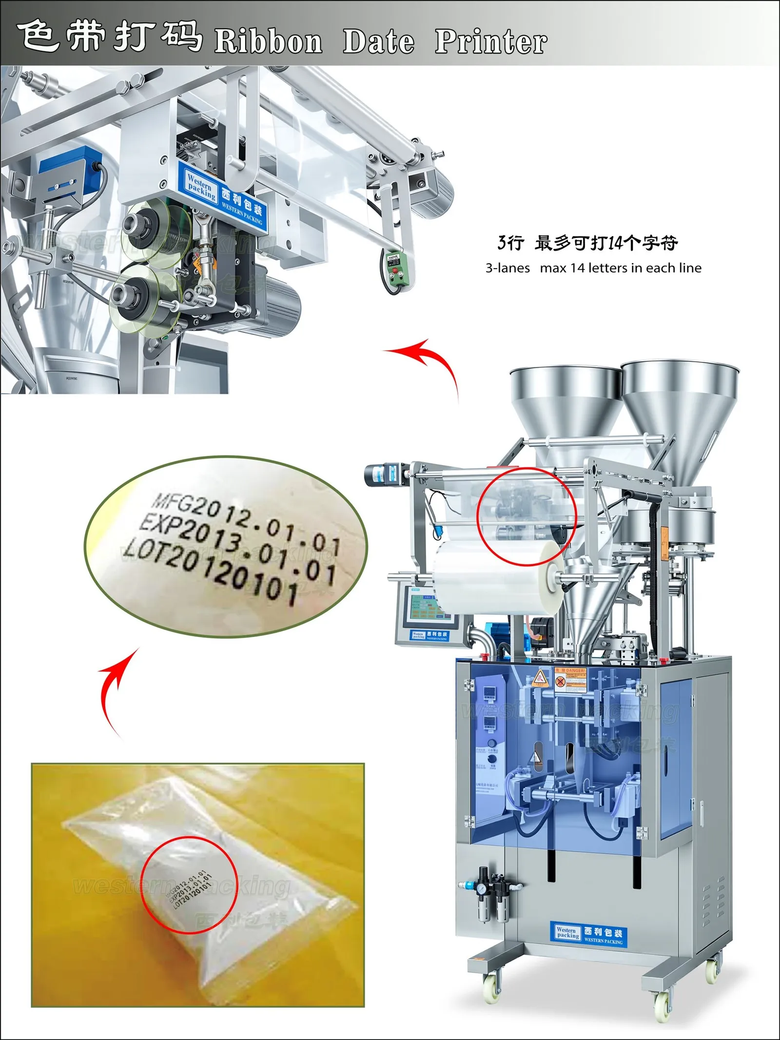 3 in 1 Popcorn Packaging Machine 3 in 1 Popcorn Packaging Machine