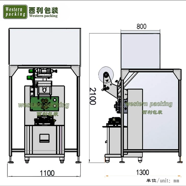 triangle tea bag packing machine