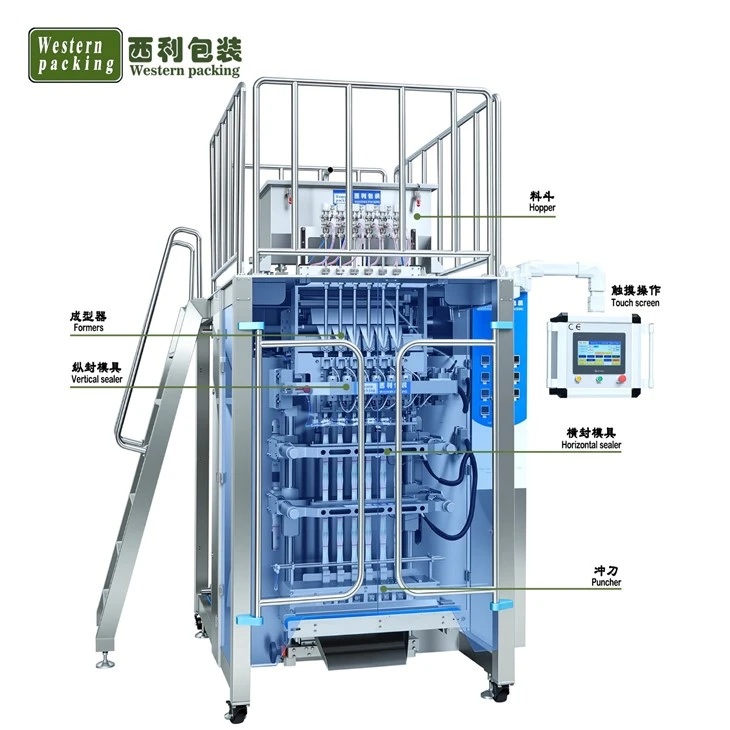 sachet filling and sealing machine