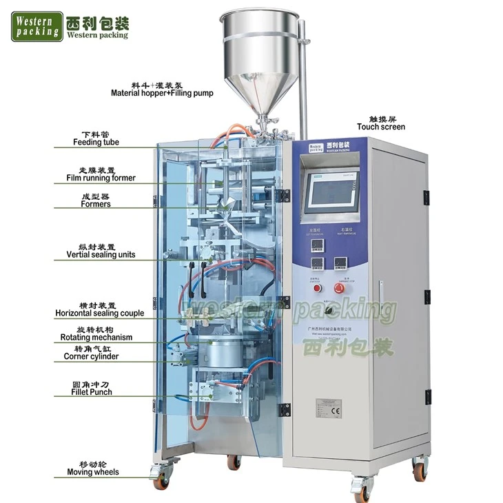 triangle bag granule packing machine