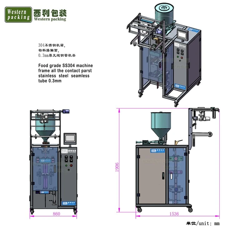 liquid sachet machine