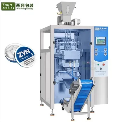 White Nicotine Pouches Packing Machine