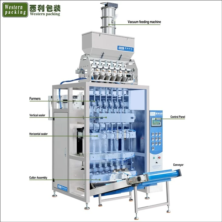 sachet sugar salt packaging machine
