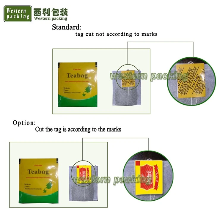 packaging machine with label