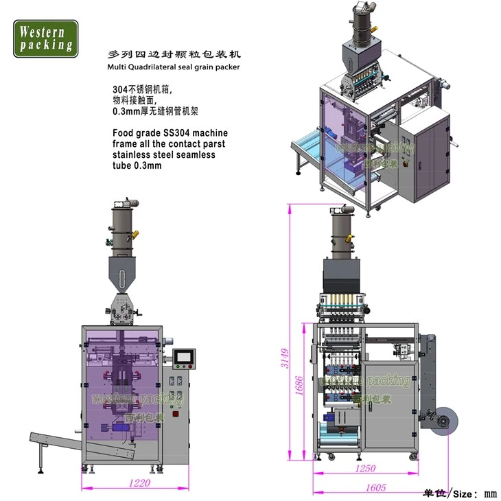 vegetable seed packing machine