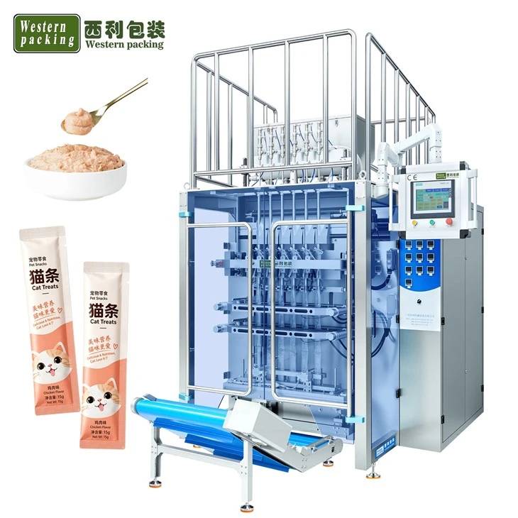 Wet Cat Treat Stick Packing Machine