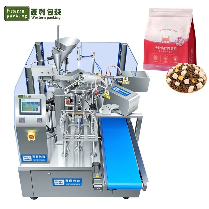Zipper Pouch Packaging Machine For Granules